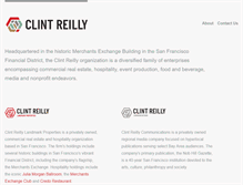 Tablet Screenshot of clintreilly.com